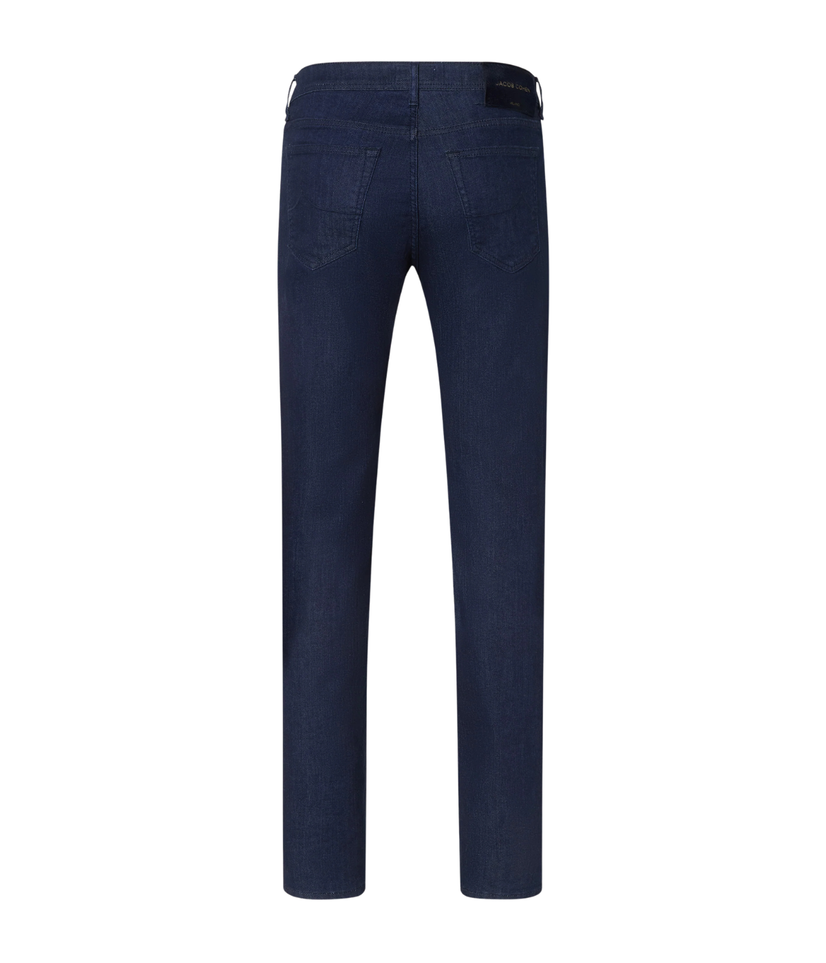 Jacob Cohën 5 PKT Slim Fit Bard Pant in Dark Blue – full back product view showcasing five-pocket design and signature branded detailing.