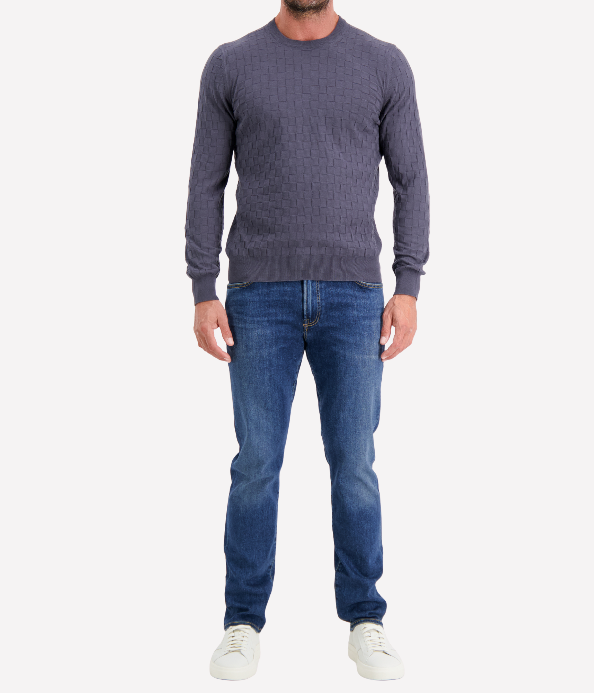 Crew Long Sleeve in SLATE GREY
