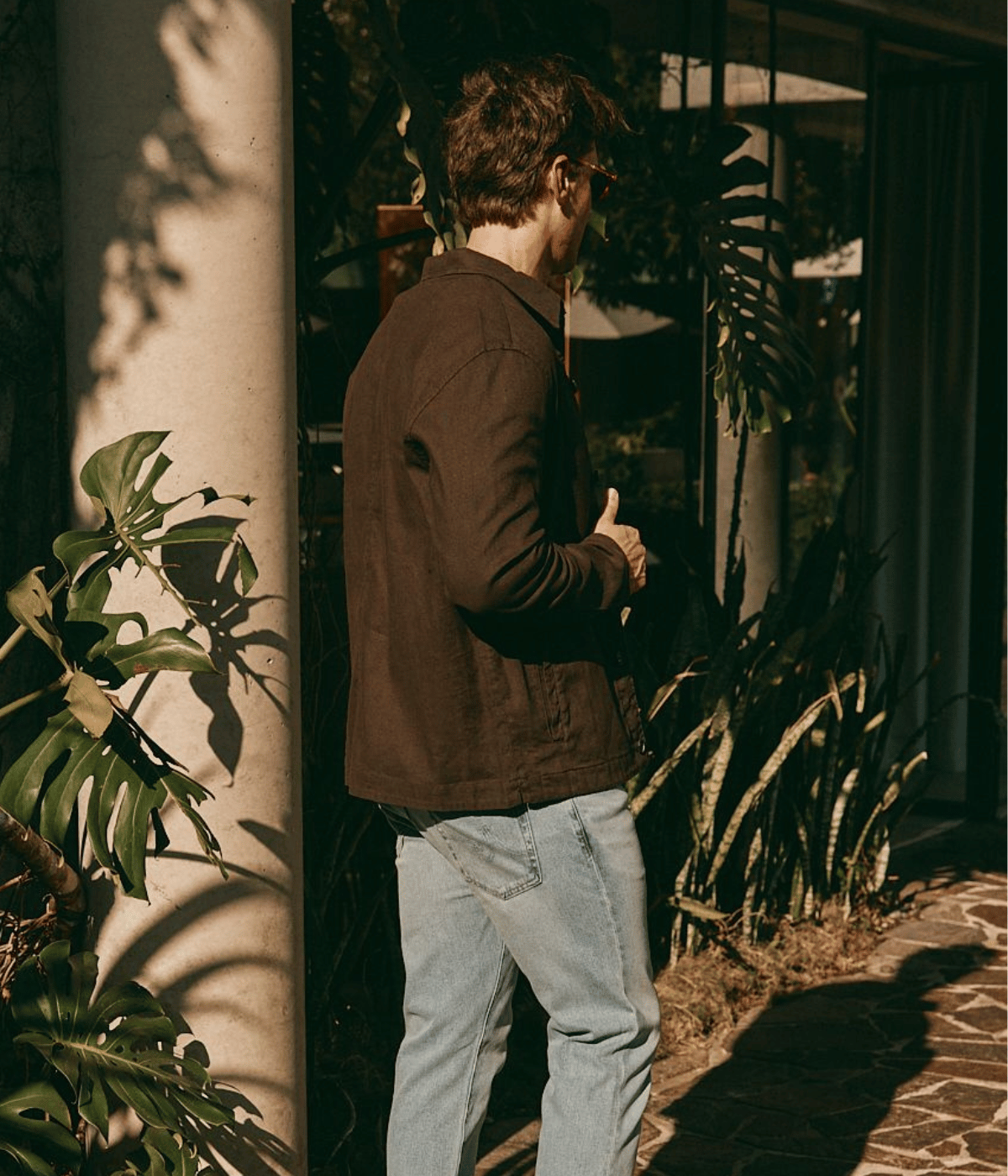 Gubbio Jacket in Brown