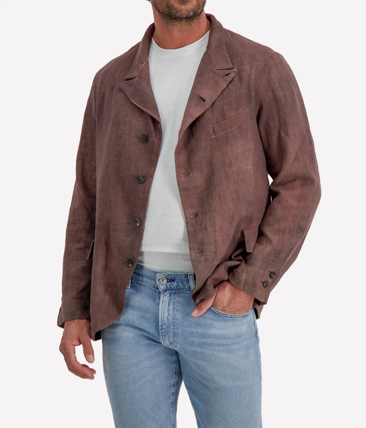 Hand Painted Rever Jacket in MORO