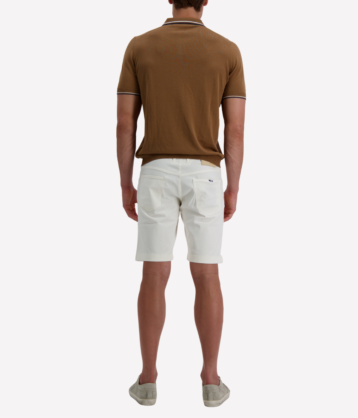 Short Sleeve Tennis Shirt in Mustard