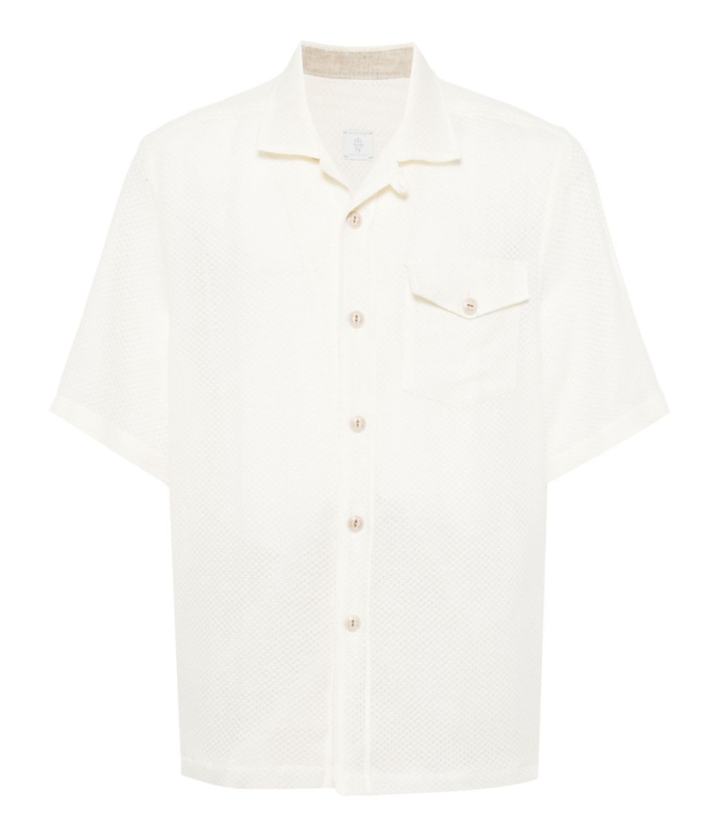 *FINAL SALE* Short Sleeve Shirt in Ivory