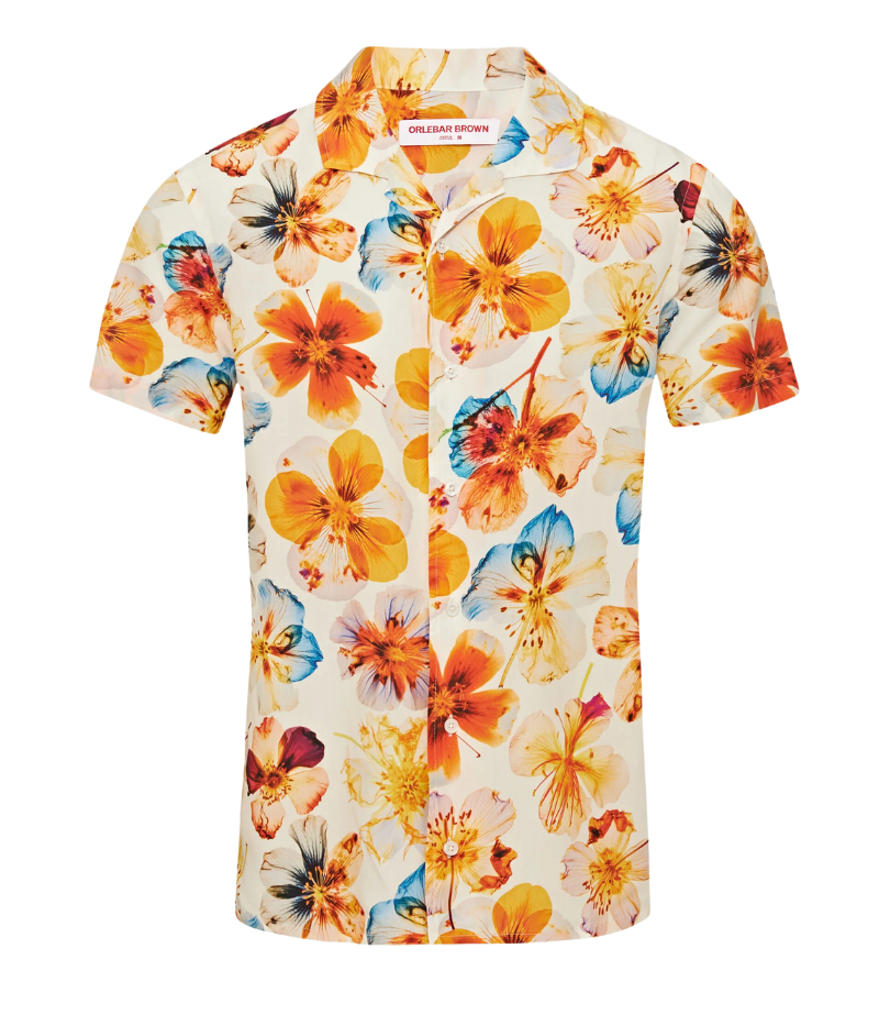 *FINAL SALE* Hibbert Oshibana Shirt in White Sands