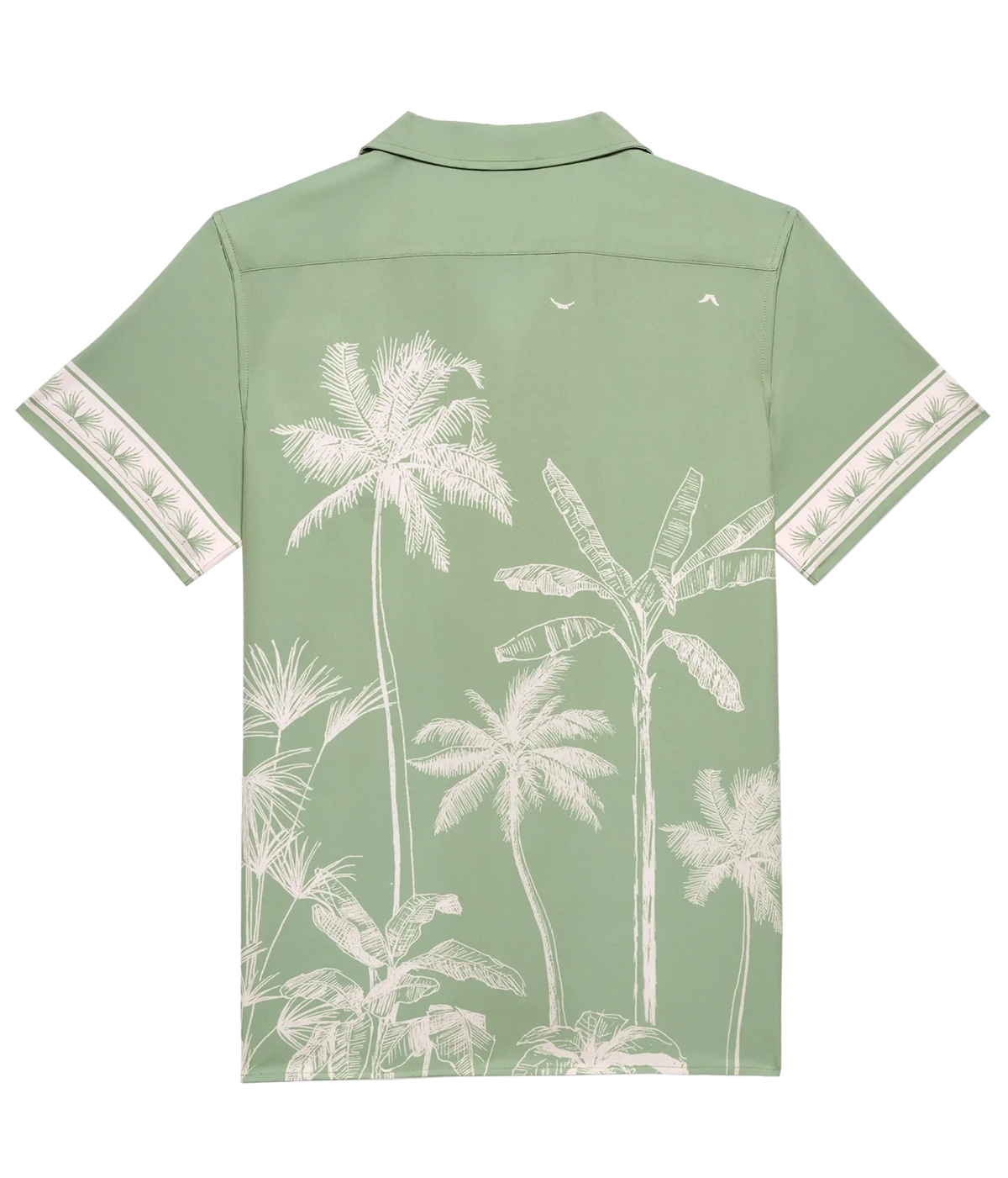 Tropical Palm Weekend Shirt in Light Green