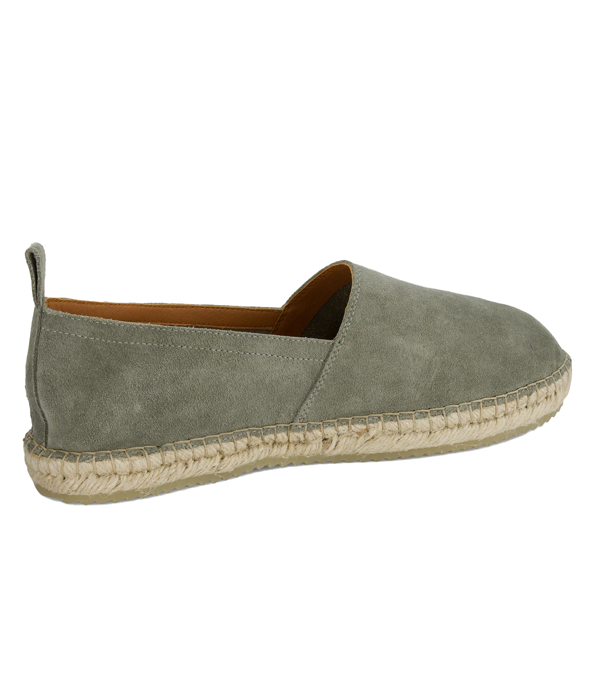 Helio Suede Espadrille in Pale Green