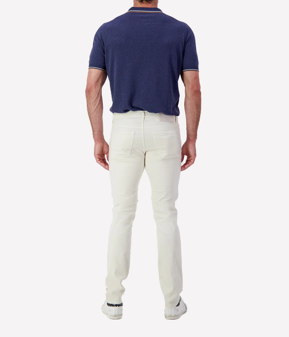 Bard Slim Fit Pant 5 PKT in Natural