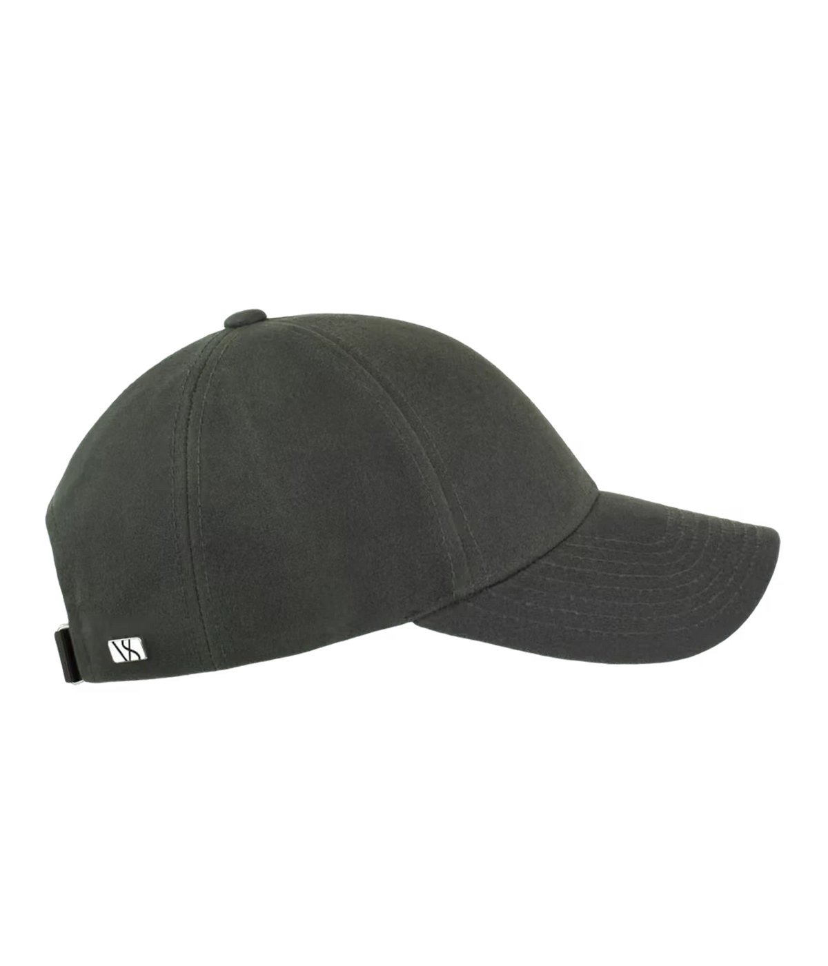 Front view of Varsity Headwear Oilskin Legacy Structured Cap in Ivy Green