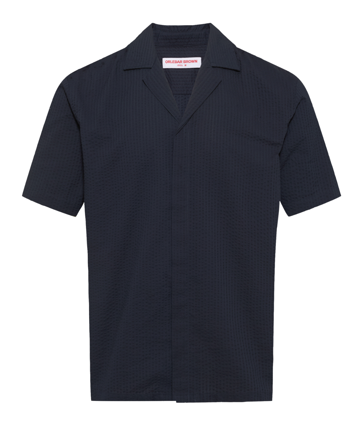 Maitan Seersucker Shirt in Night Iris