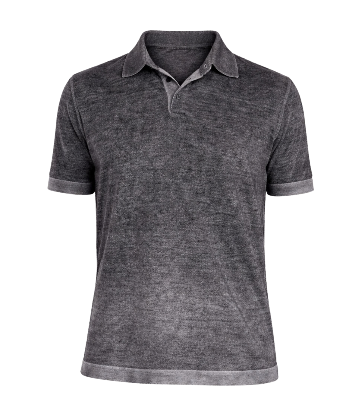 Hand Painted Round Neck Polo Pullover in Husky