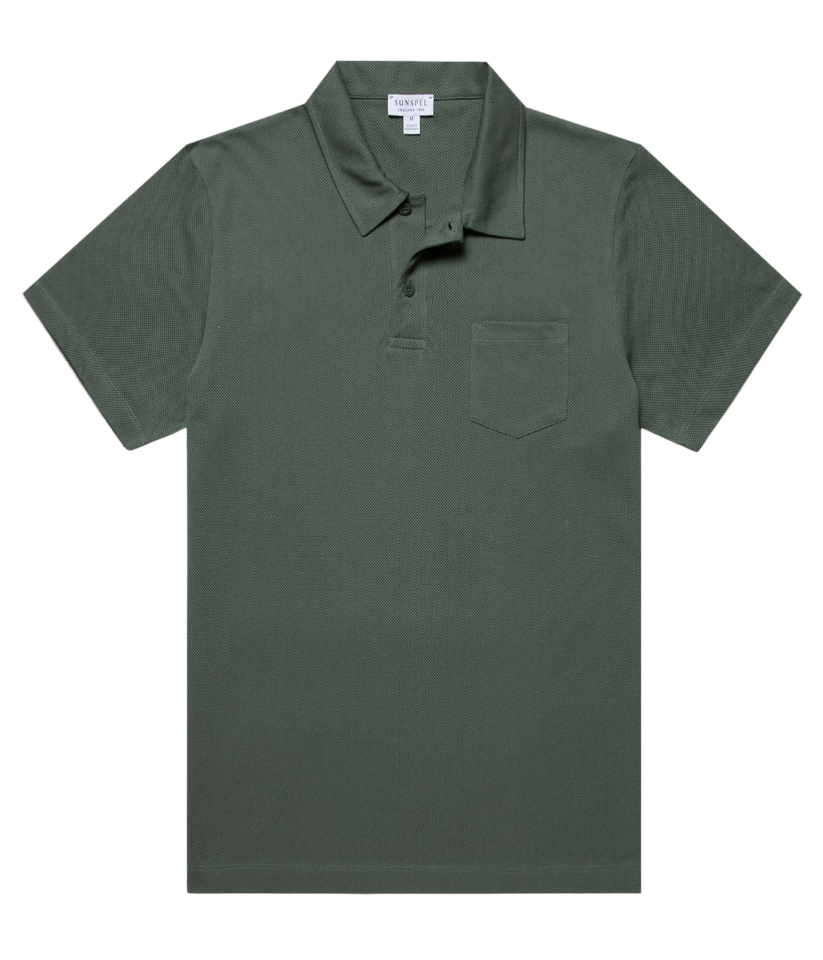 Short Sleeve Riviera Polo in Dusk Green