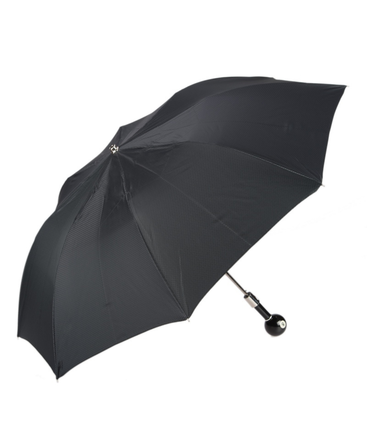Pasotti Billiard Pool 8-Ball Folding Umbrella - full canopy shot