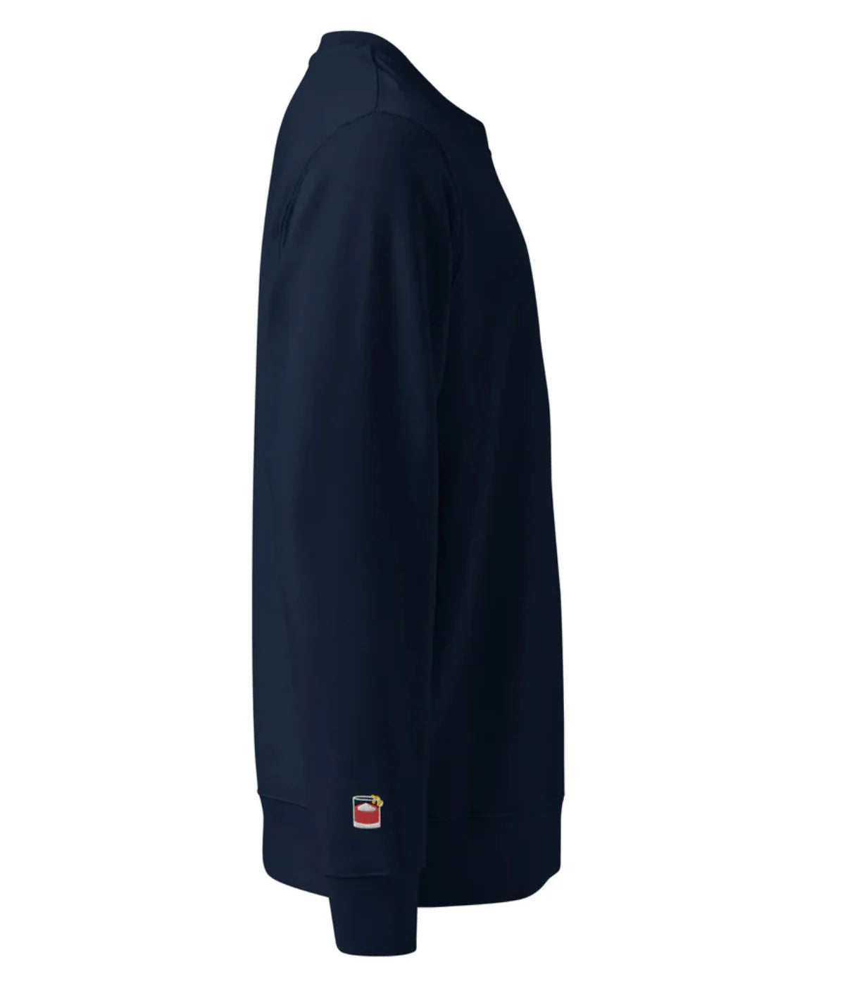 Negroni Please Embroidery Sweatshirt In Navy