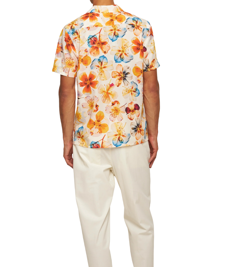*FINAL SALE* Hibbert Oshibana Shirt in White Sands