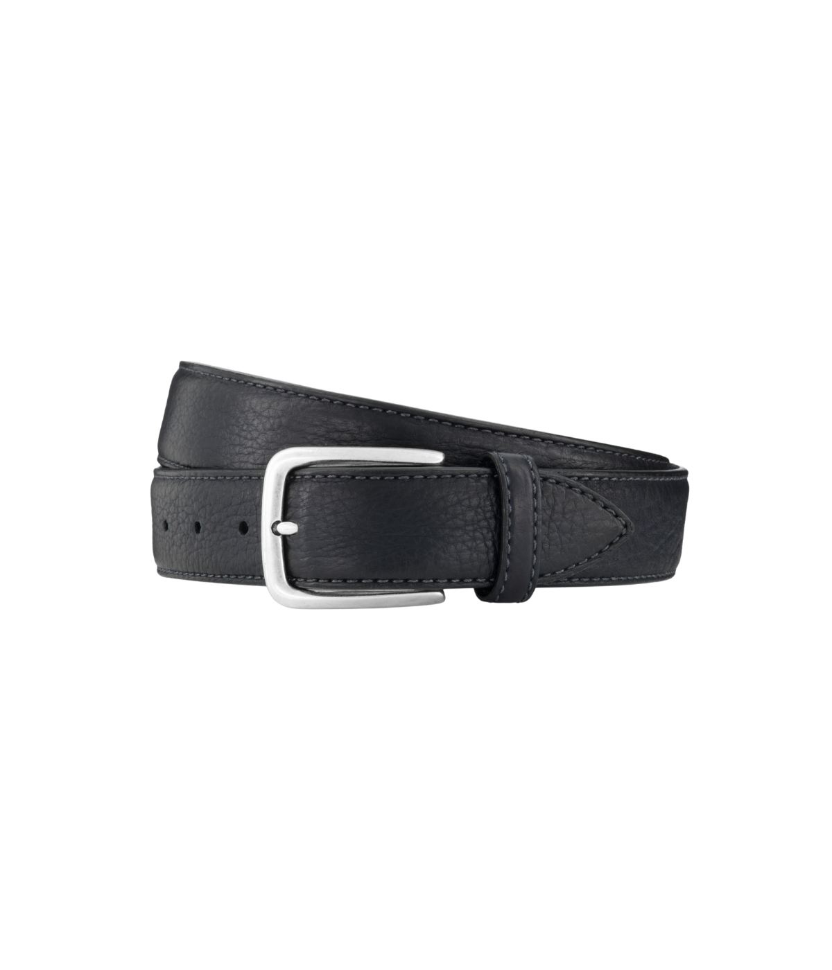 Calexico Man Edwardo Belt in Black rolled view.