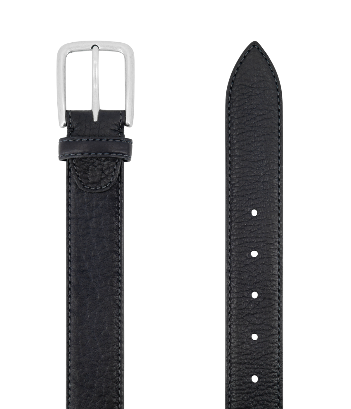 Calexico Man Edwardo Belt in Black buckle and tip details