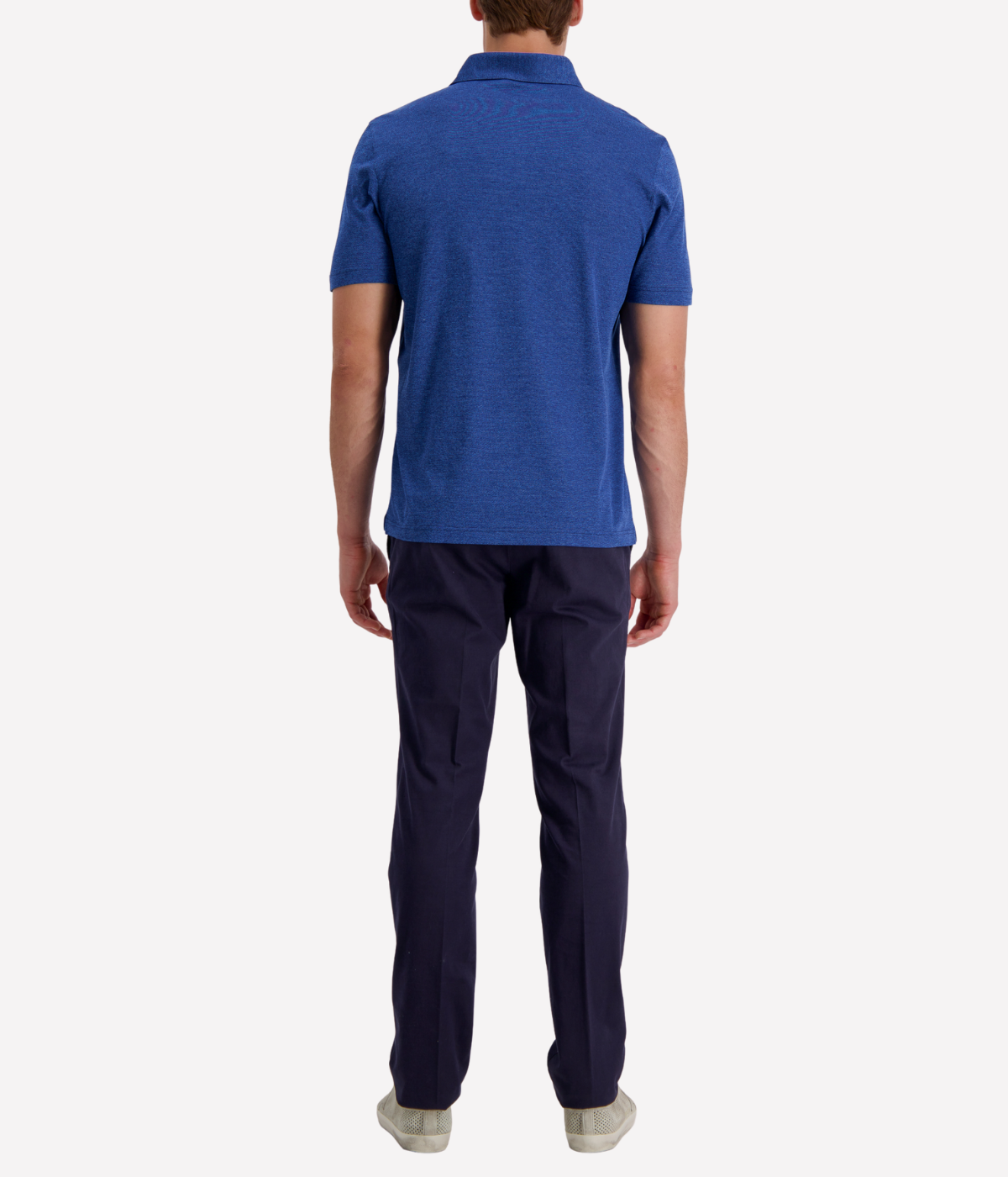 Short Sleeve Polo in Cobolt Blue