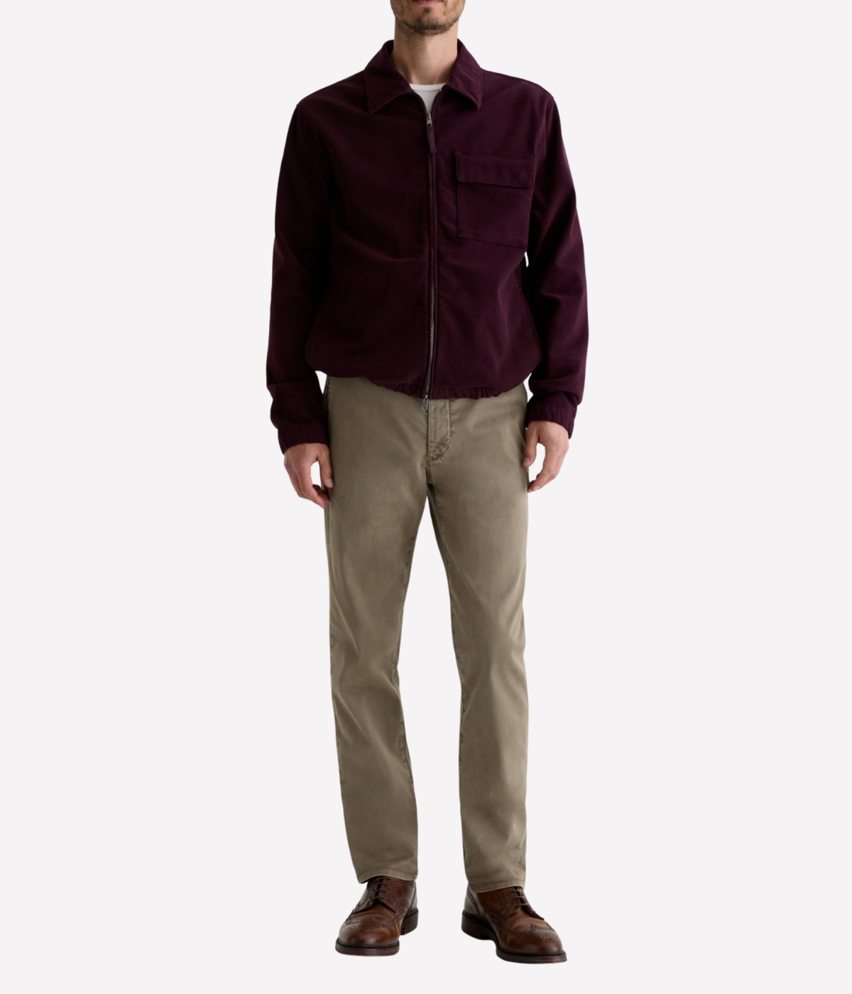 Kullen Pant in Sulfur Industrial Taupe