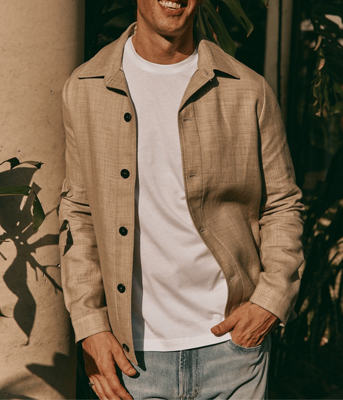 Gug Jacket in Beige