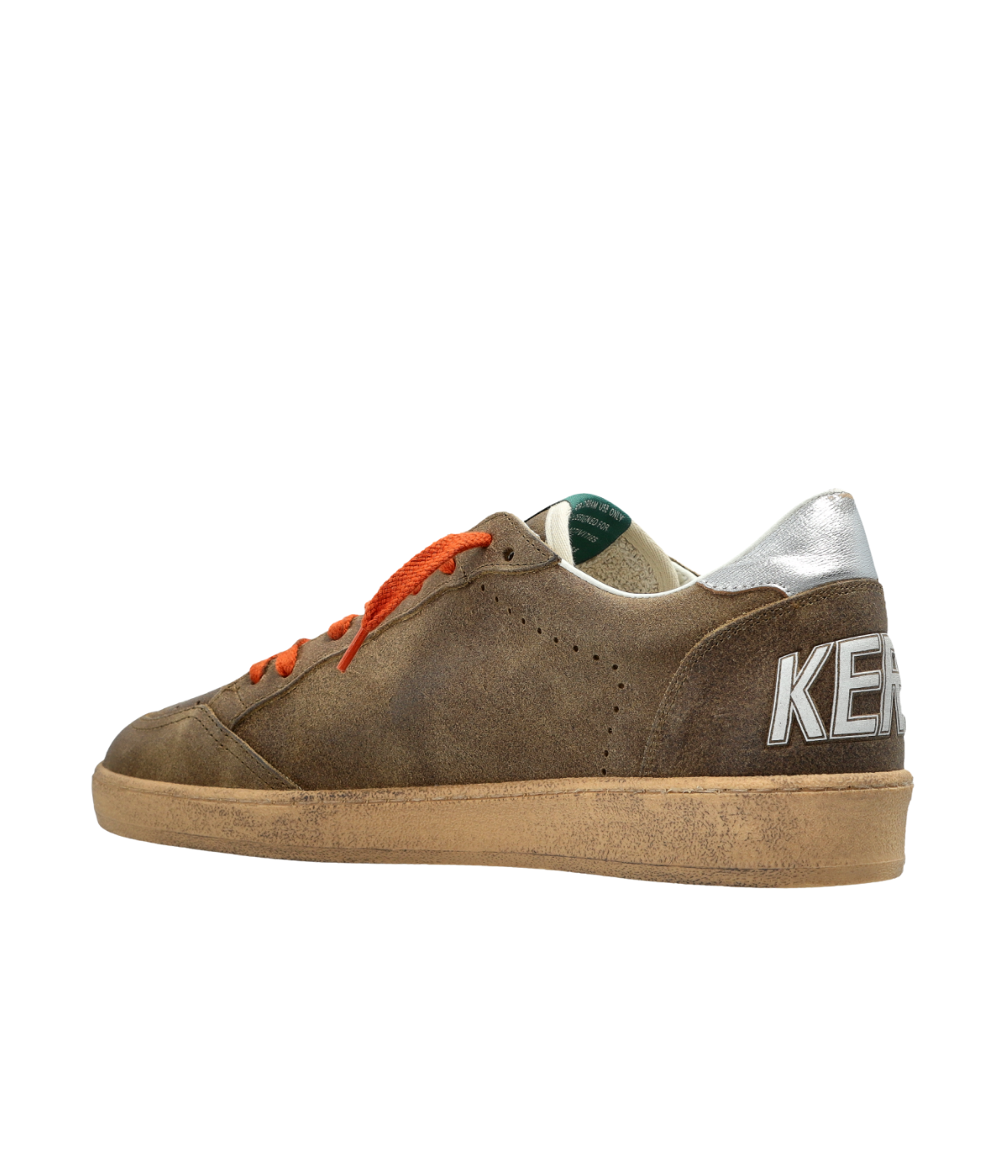 Ballstar Sneaker In Brown/White/Silver