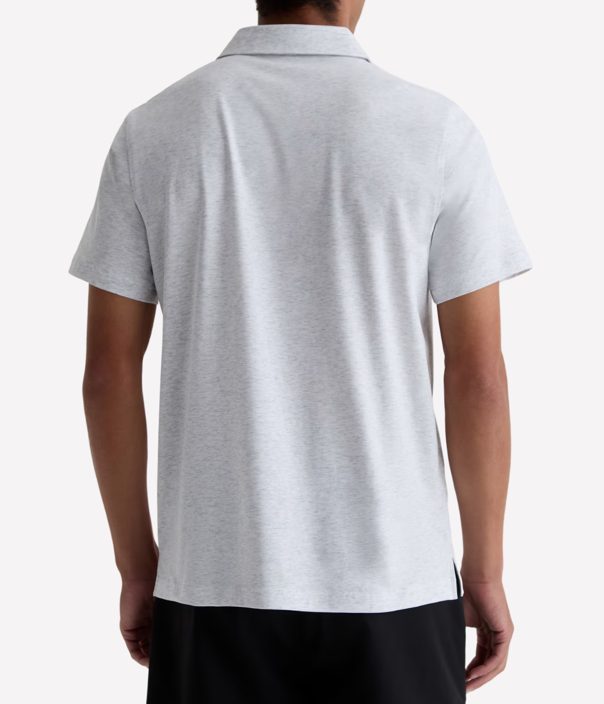 Bryce S/S Polo In Heather Grey