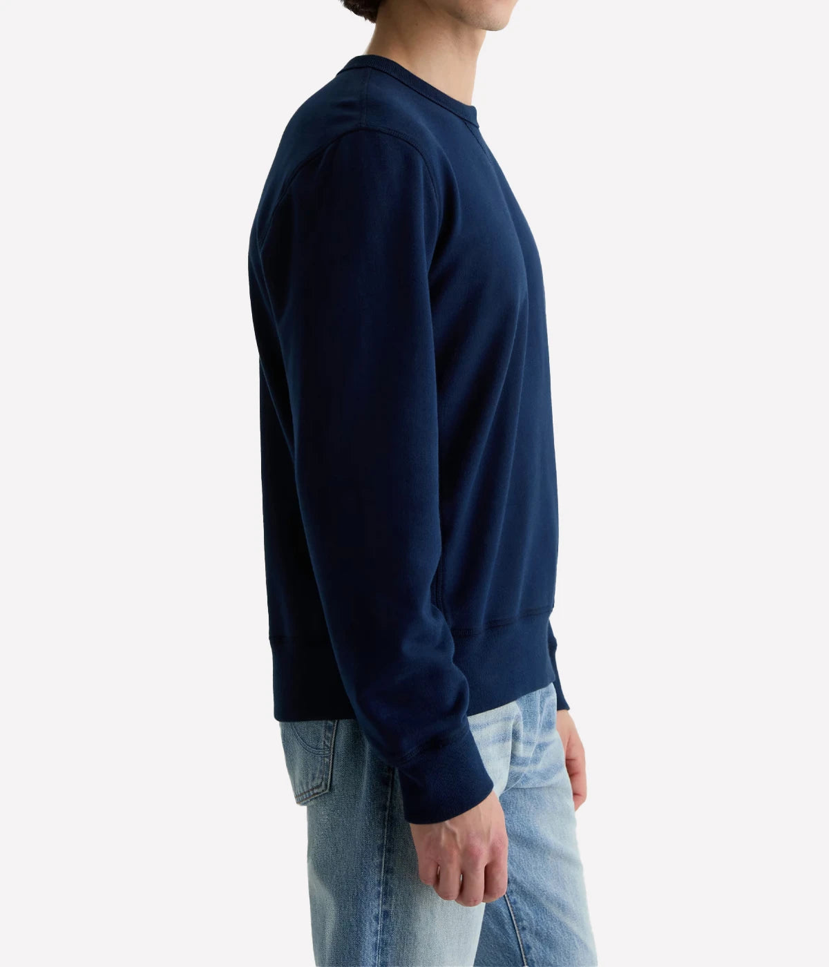 Blake Crew Sweatshirt In Deep Navy