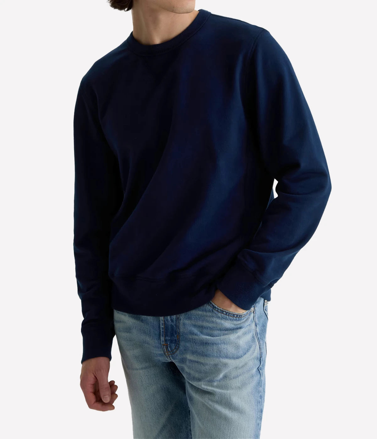 Blake Crew Sweatshirt In Deep Navy