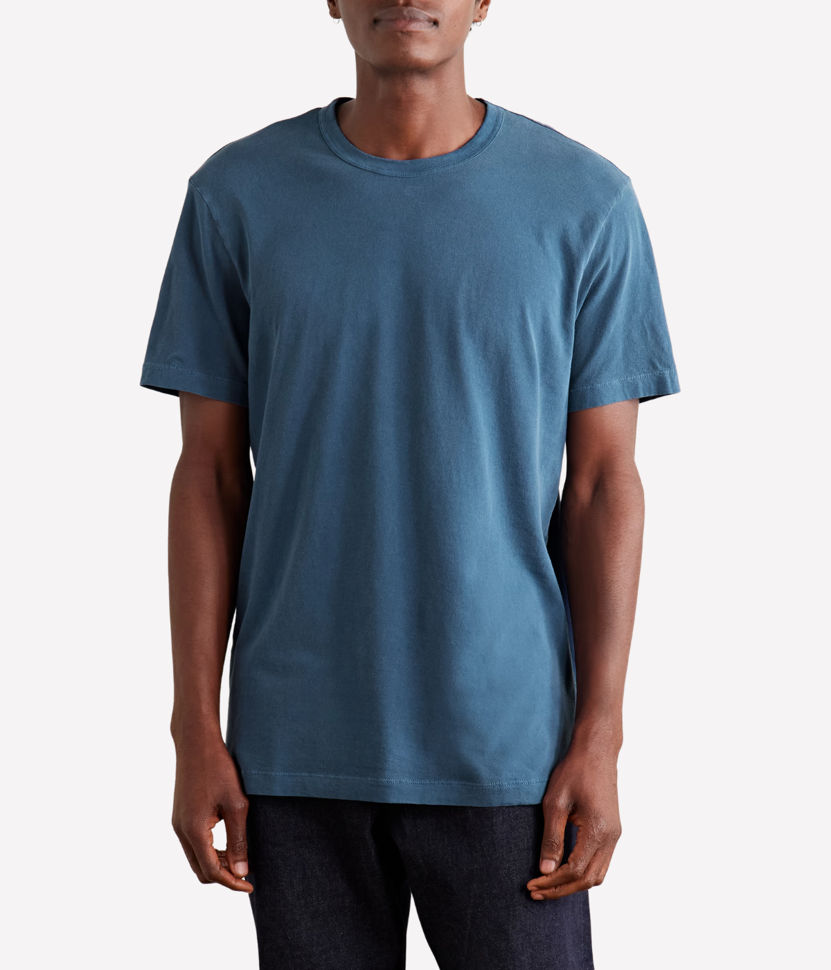 Short Sleeve Crew in Lake Pigment