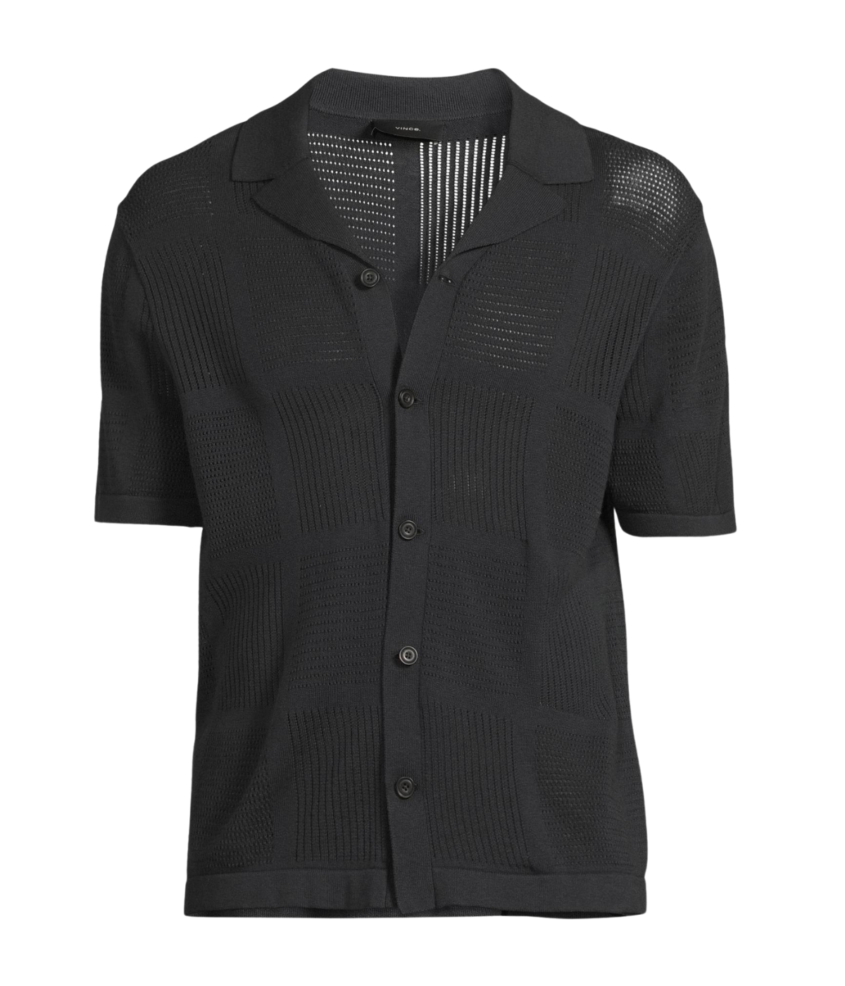 Patchwork Button Down in Coastal Blue