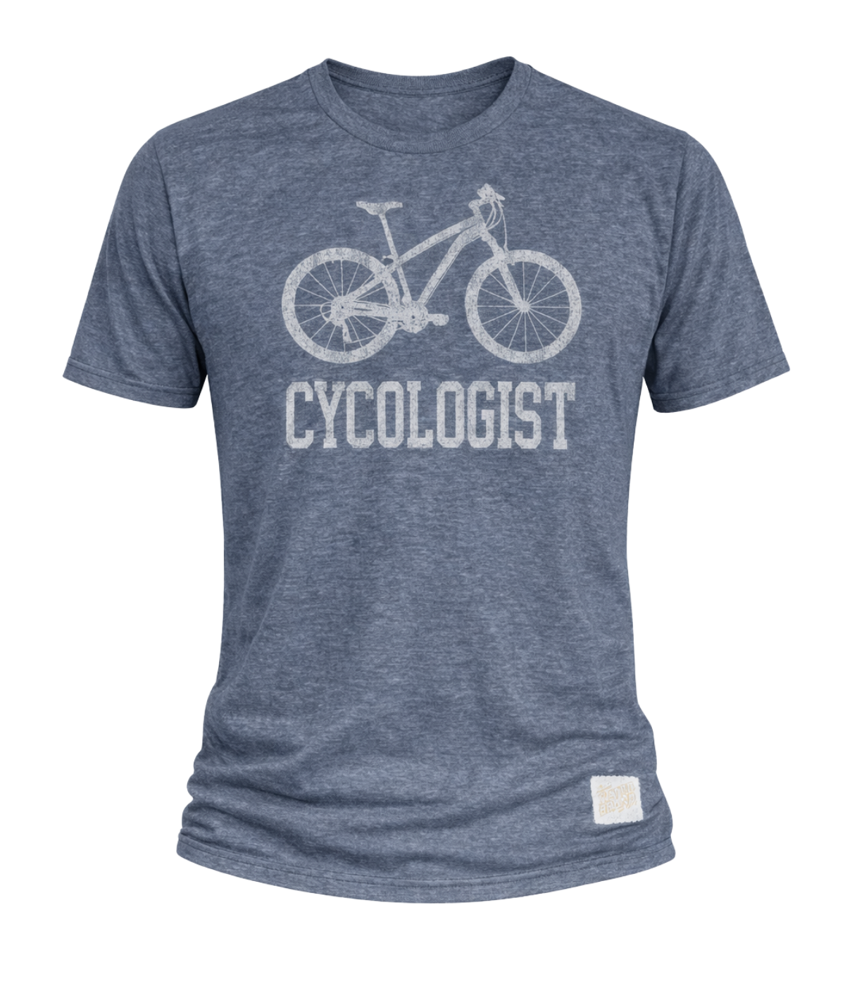 Cycologist Tee in Navy