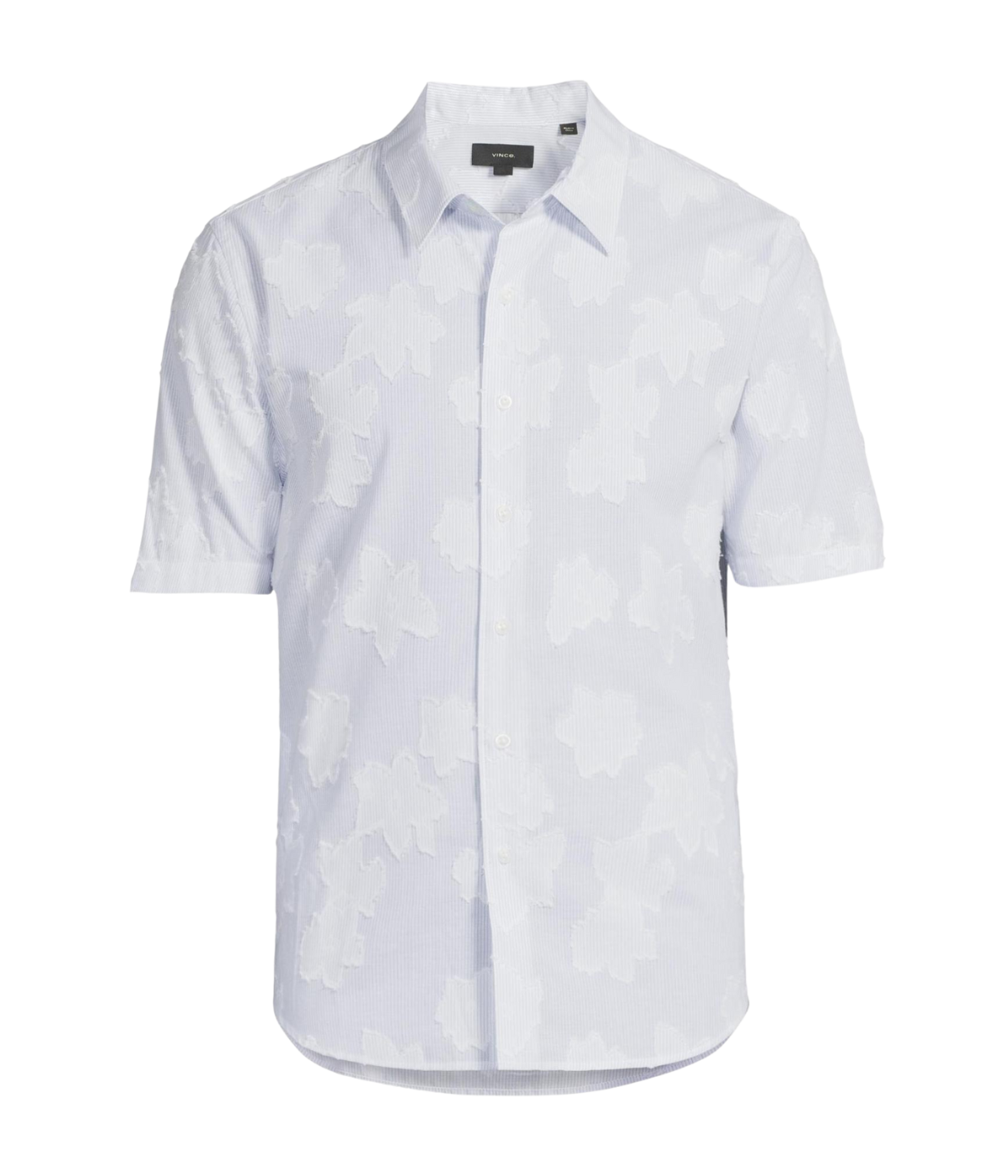 Fil Coupe Short Sleeve French Shirt in Optic White