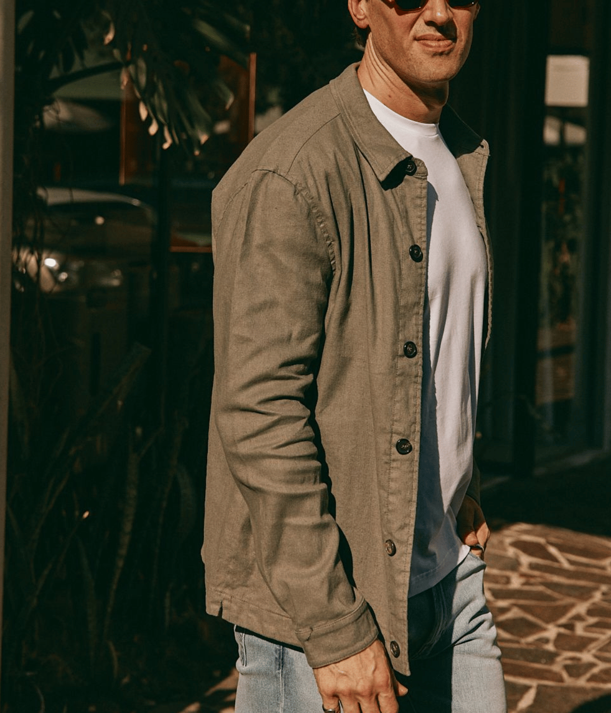 Gubbio Jacket in Military Green