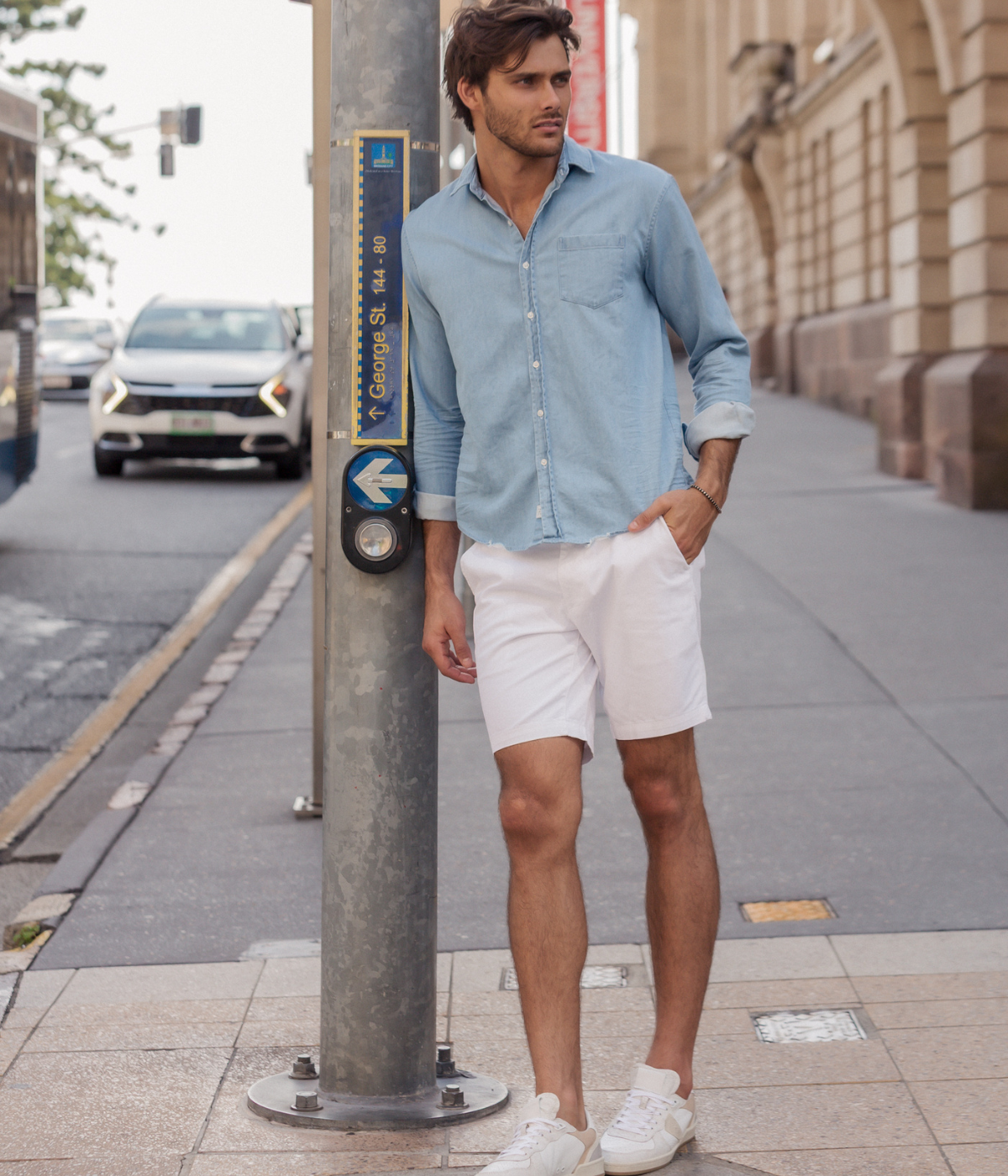 Wanderer Short in White