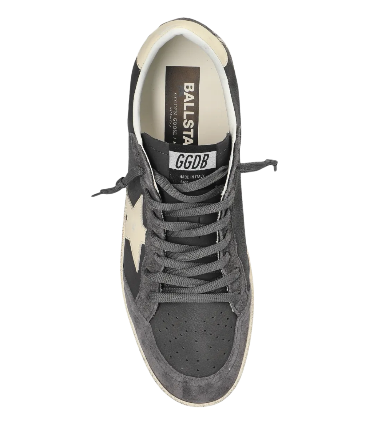 Ball Star Sneaker in Anthracite & Green