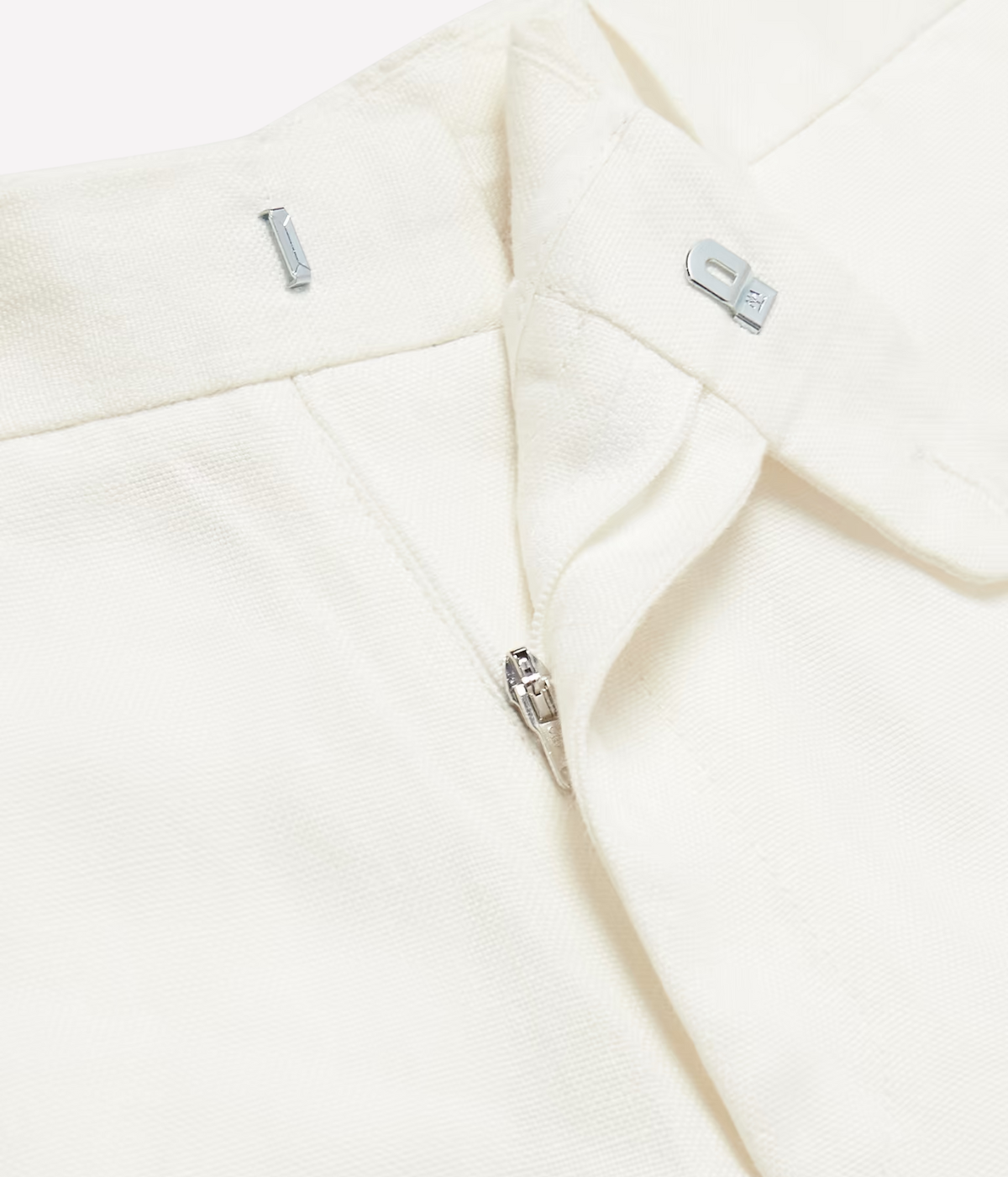 Affonso Tailored Linen Trousers in Ivory