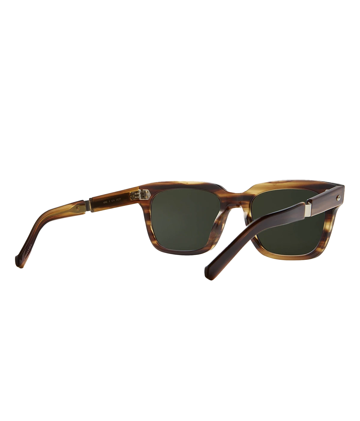 A modern take on a country club classic, the Arnie sunglasses by Mr Light feature a sleek acetate frame with titanium components and intricate filigree at the temples. Handcrafted in Japan with optical-quality CR39 lenses for superior clarity and UV protection.