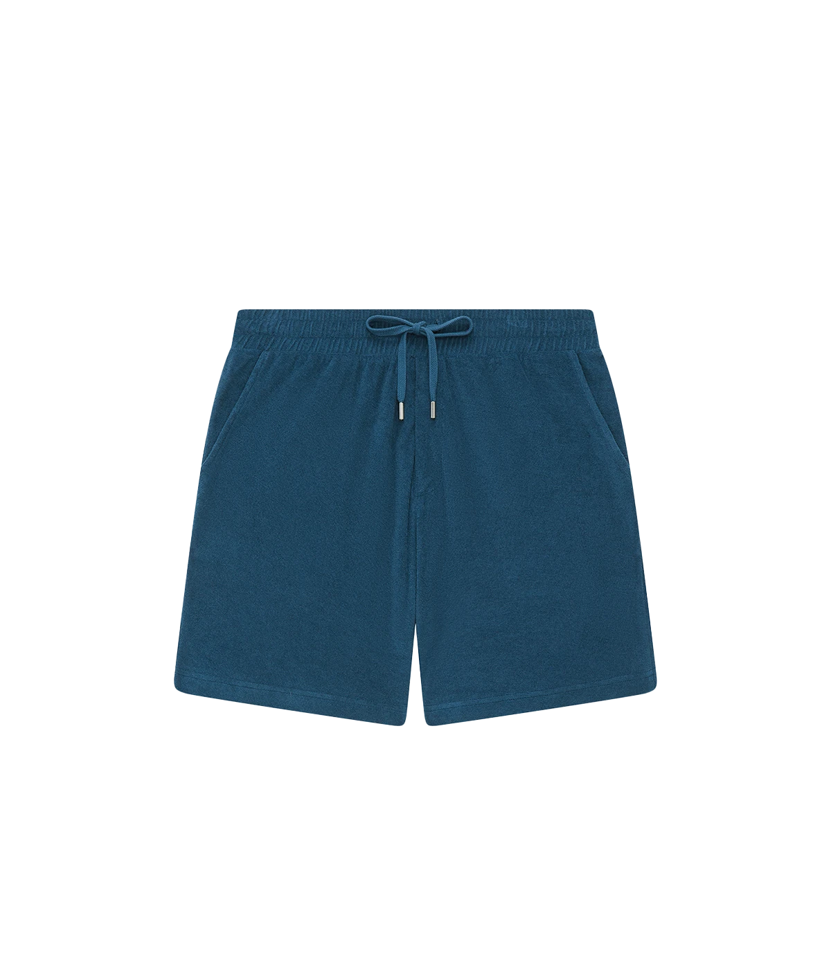 Relaxed fit terry cotton shorts by Frescobol Carioca, perfect wash and wear loungewear.