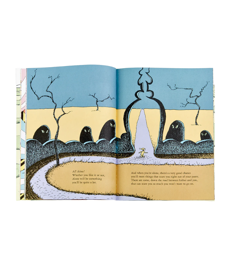 Oh, the Places You’ll Go! by Dr. Seuss, hardcover book with 56 pages of whimsical illustrations and life lessons for all ages.