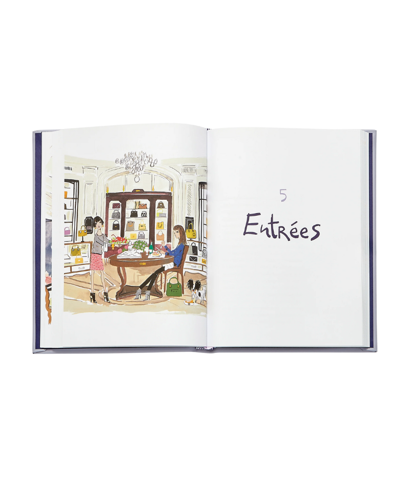 Bergdorf Goodman Cookbook, 208-page collection of recipes from top designers and chefs, featuring whimsical art by Konstantin Kakanias.