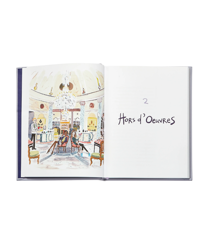 Bergdorf Goodman Cookbook, 208-page collection of recipes from top designers and chefs, featuring whimsical art by Konstantin Kakanias.