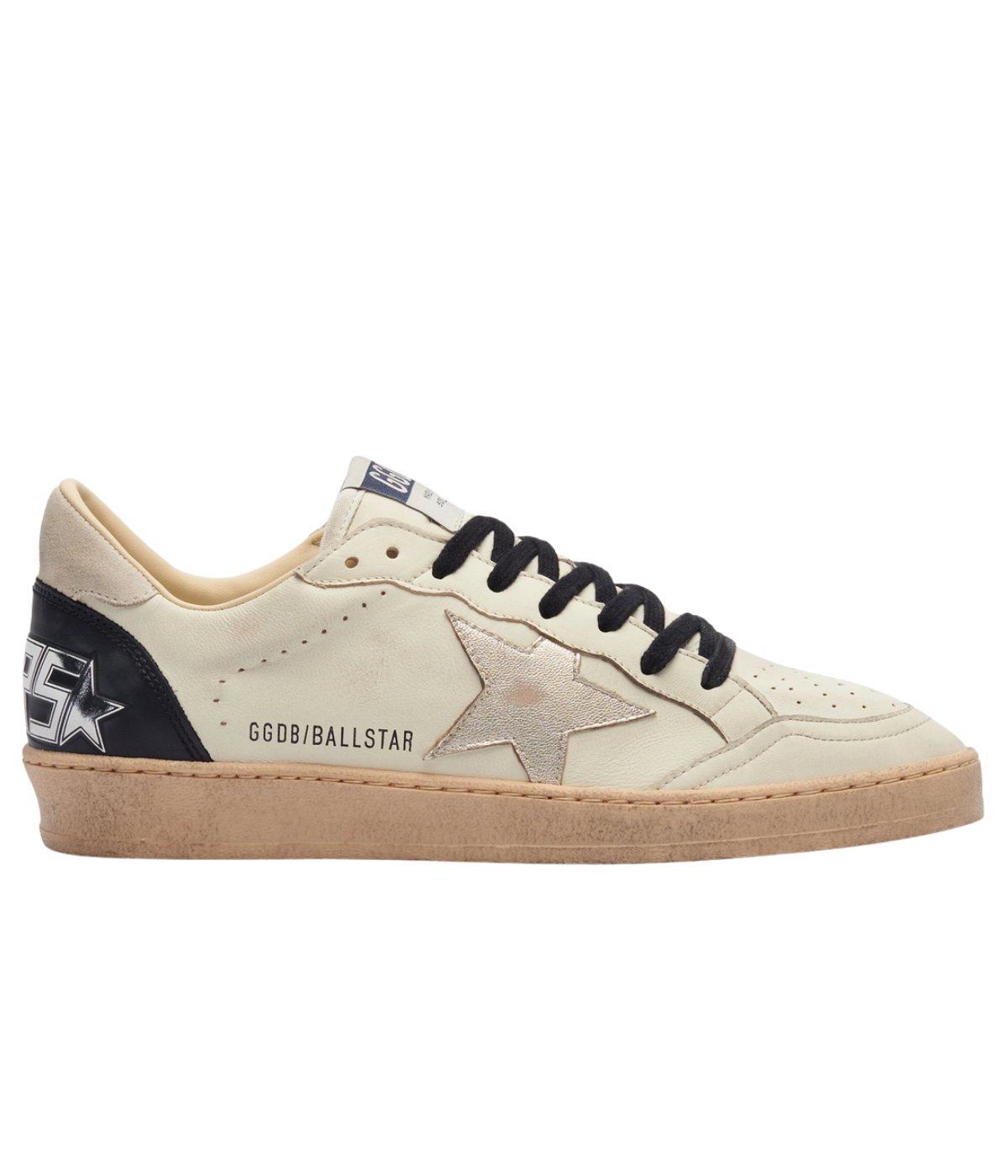 Ballstar Sneaker In White/Beige/Platinum/Black