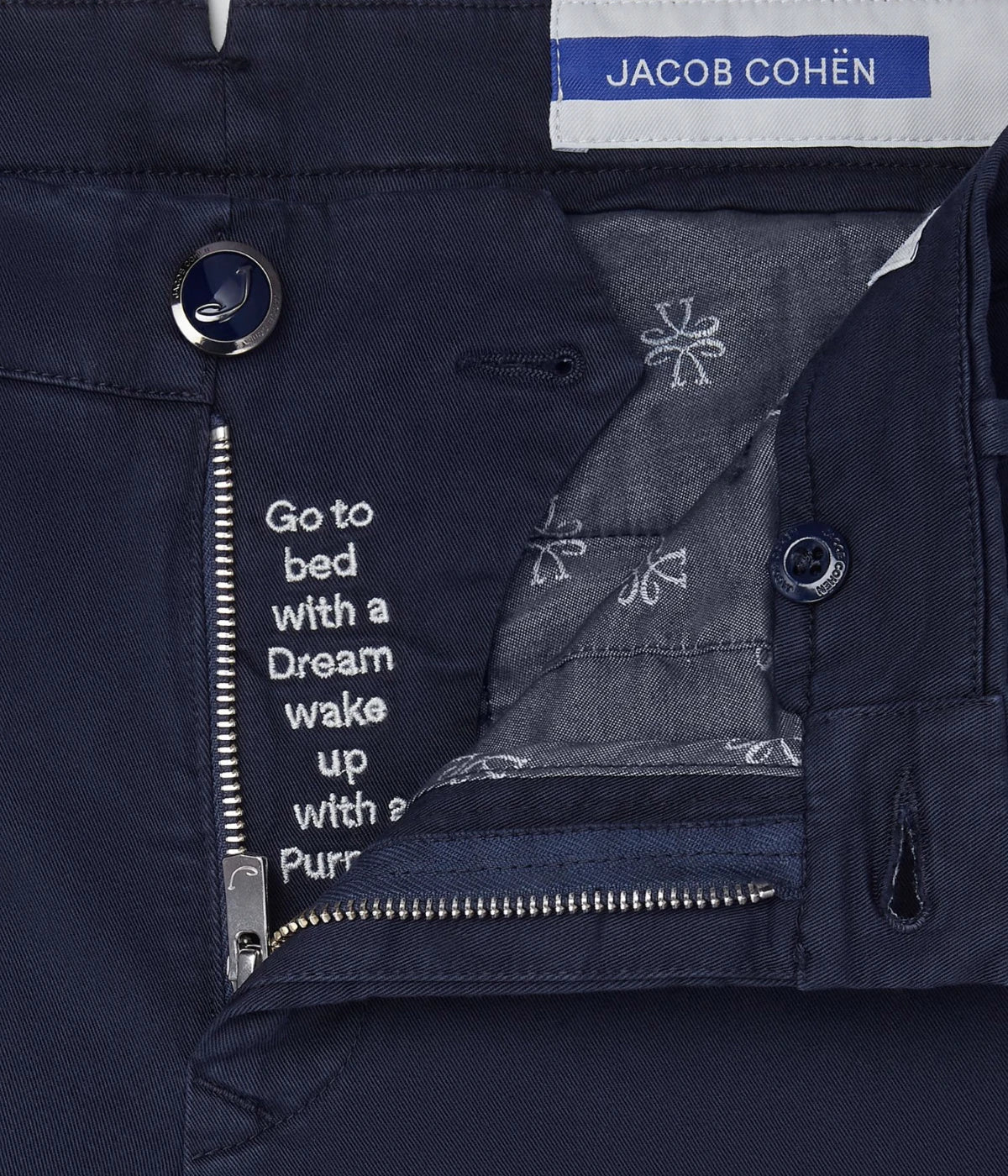 *FINAL SALE* Bobby Slim Fit Pants in Navy Blue