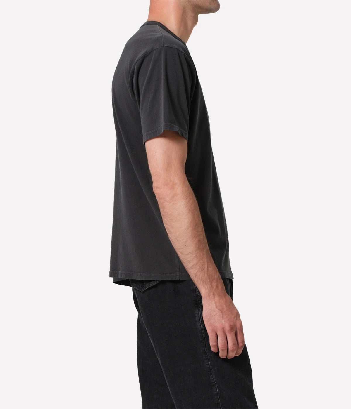 Box Tee in Charcoal