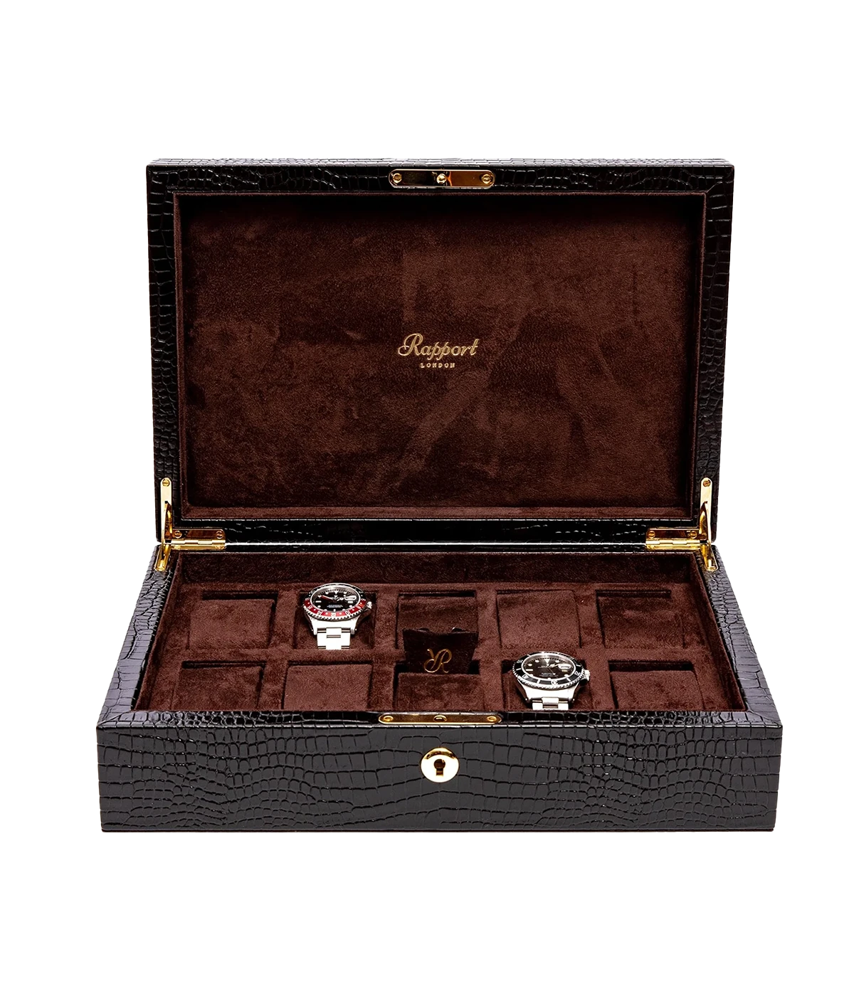 Brompton Ten Watch Box in Brown Leather
