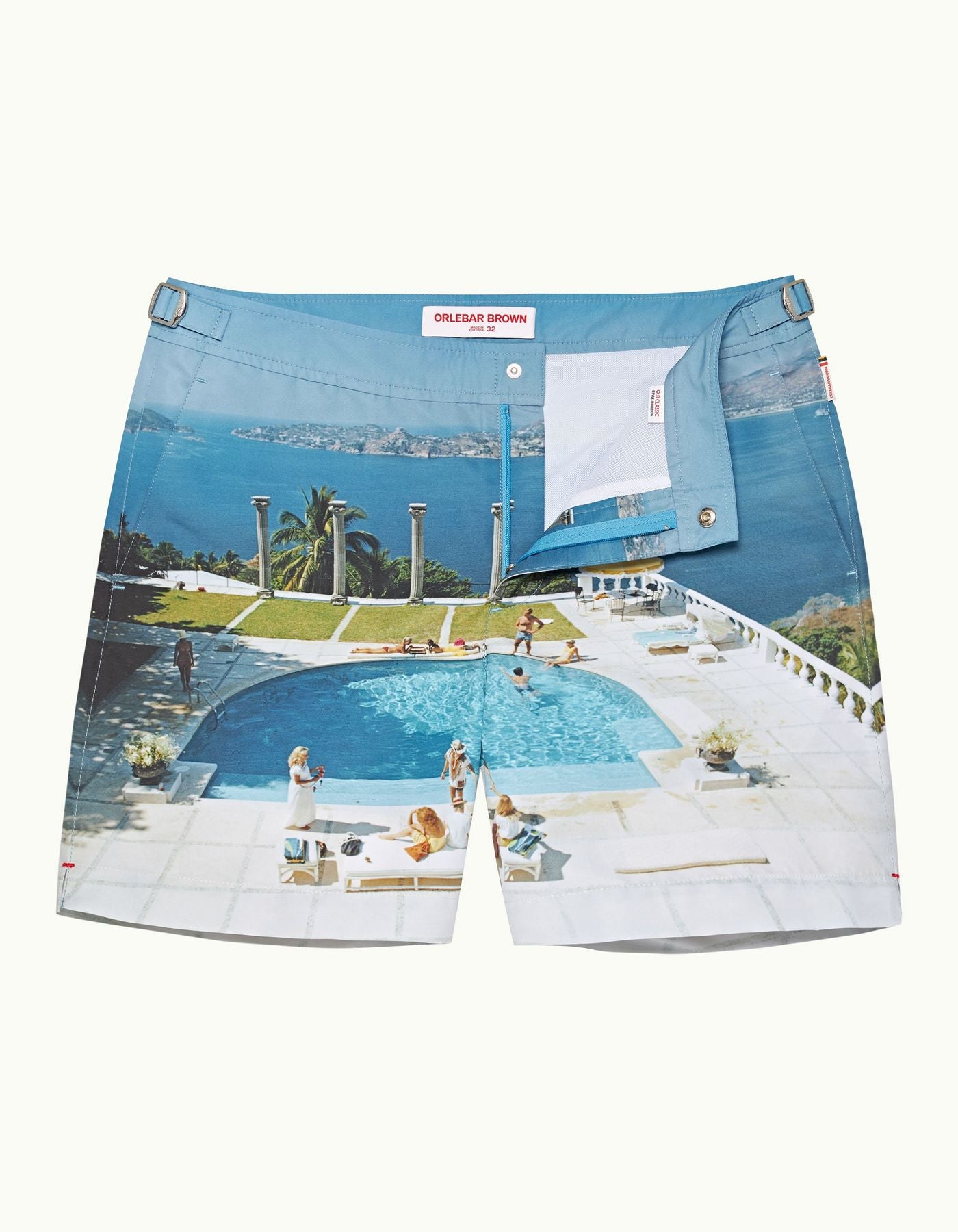 Bulldog Photographic Swimshorts in Pacifico