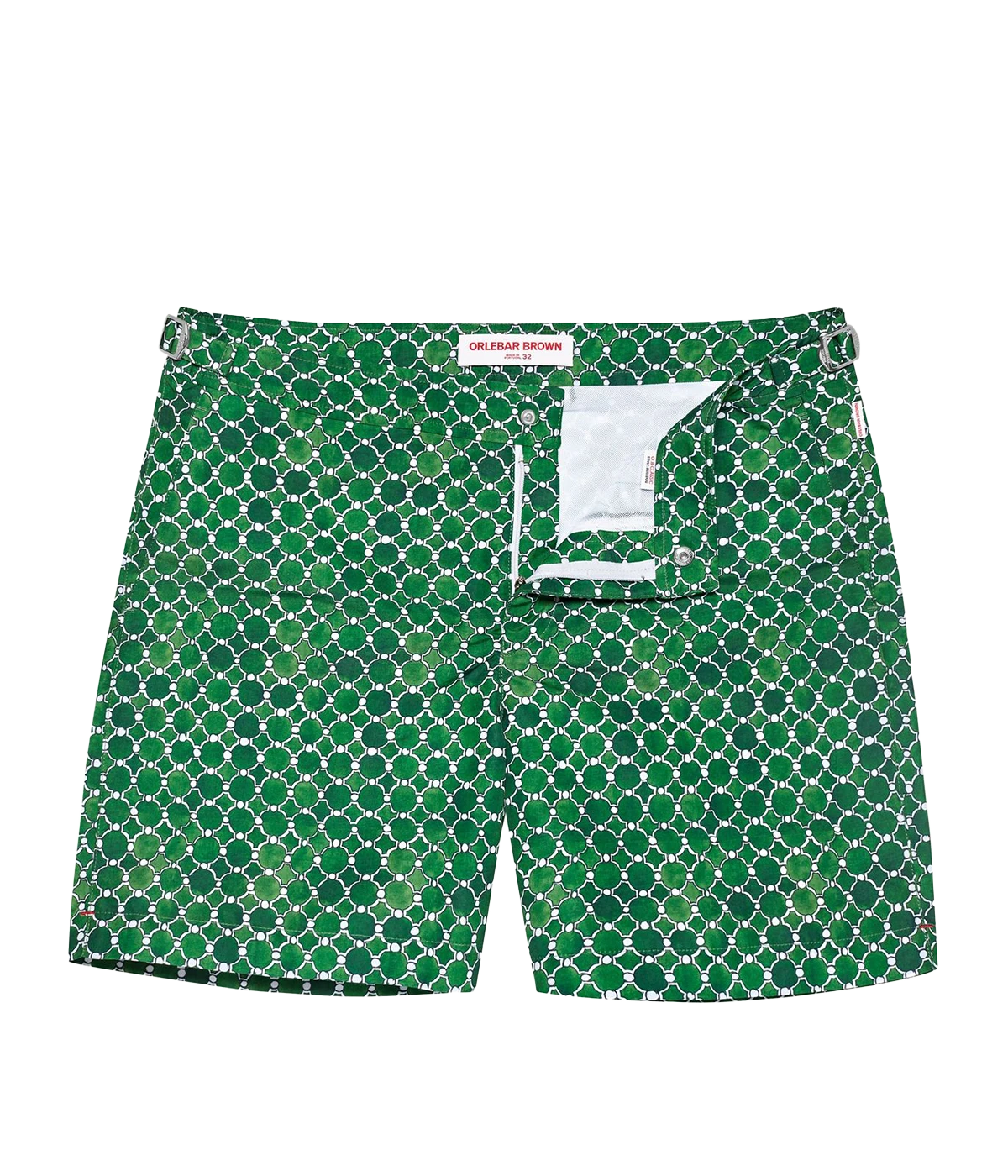 Bulldog Geo Tile Boardshort in Costal Garden
