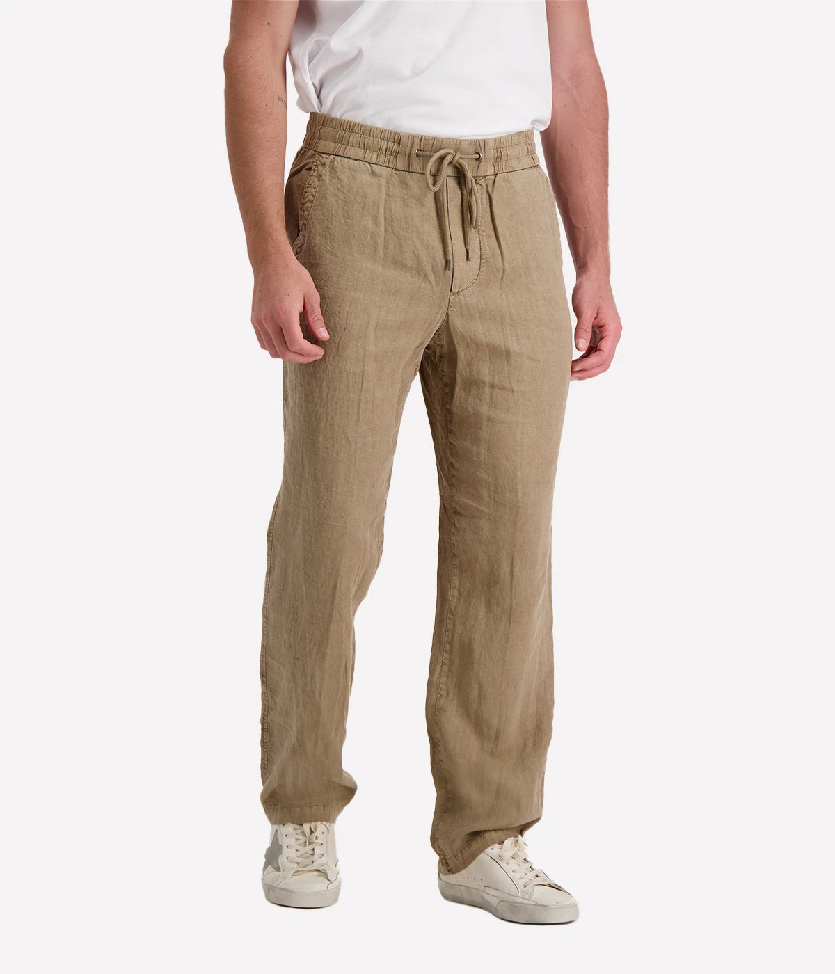*FINAL SALE* Relaxed Linen Pant in Cashew Pigment