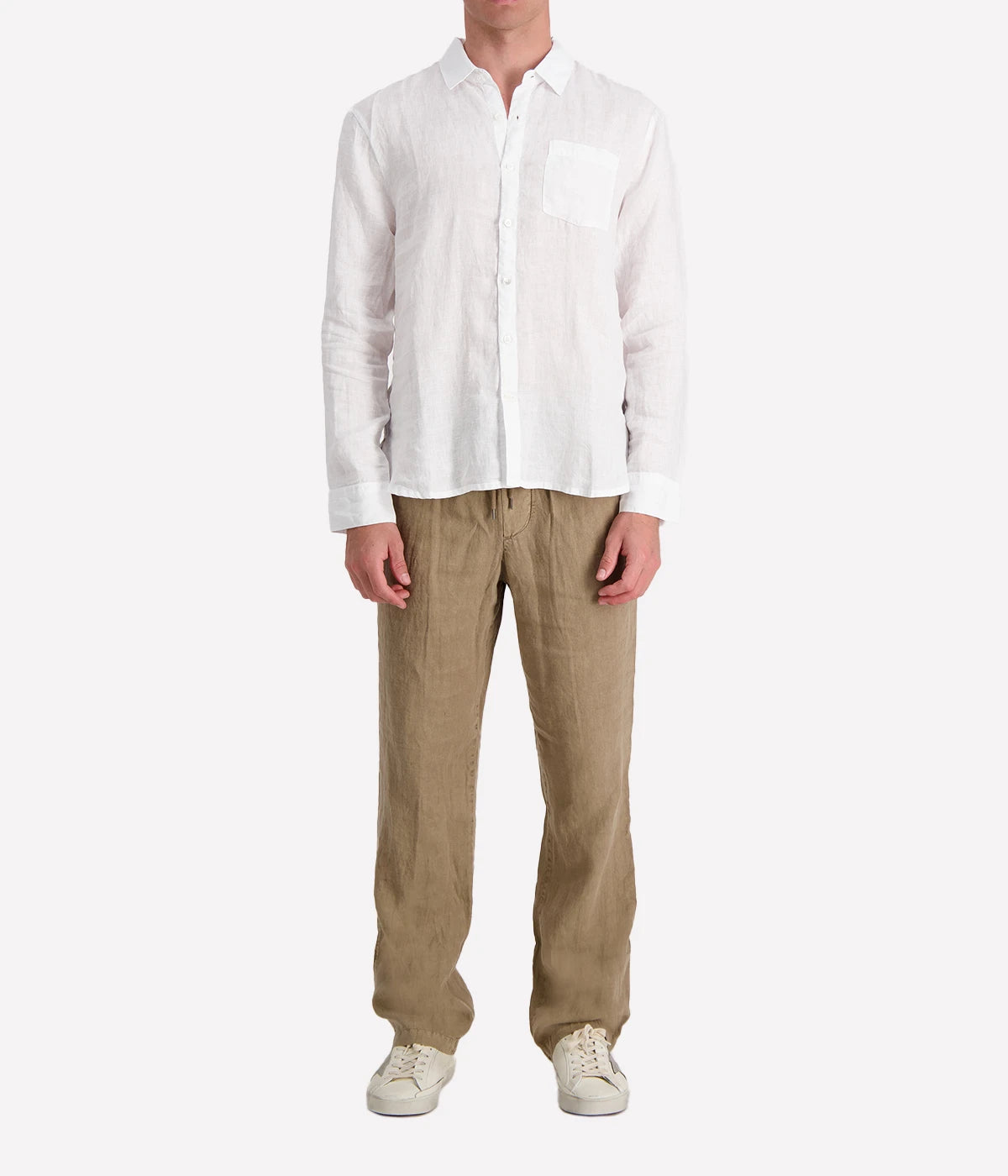 *FINAL SALE* Relaxed Linen Pant in Cashew Pigment