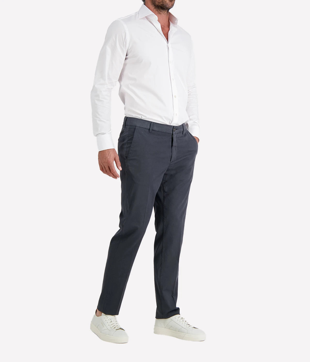 Chino Pants In Nero