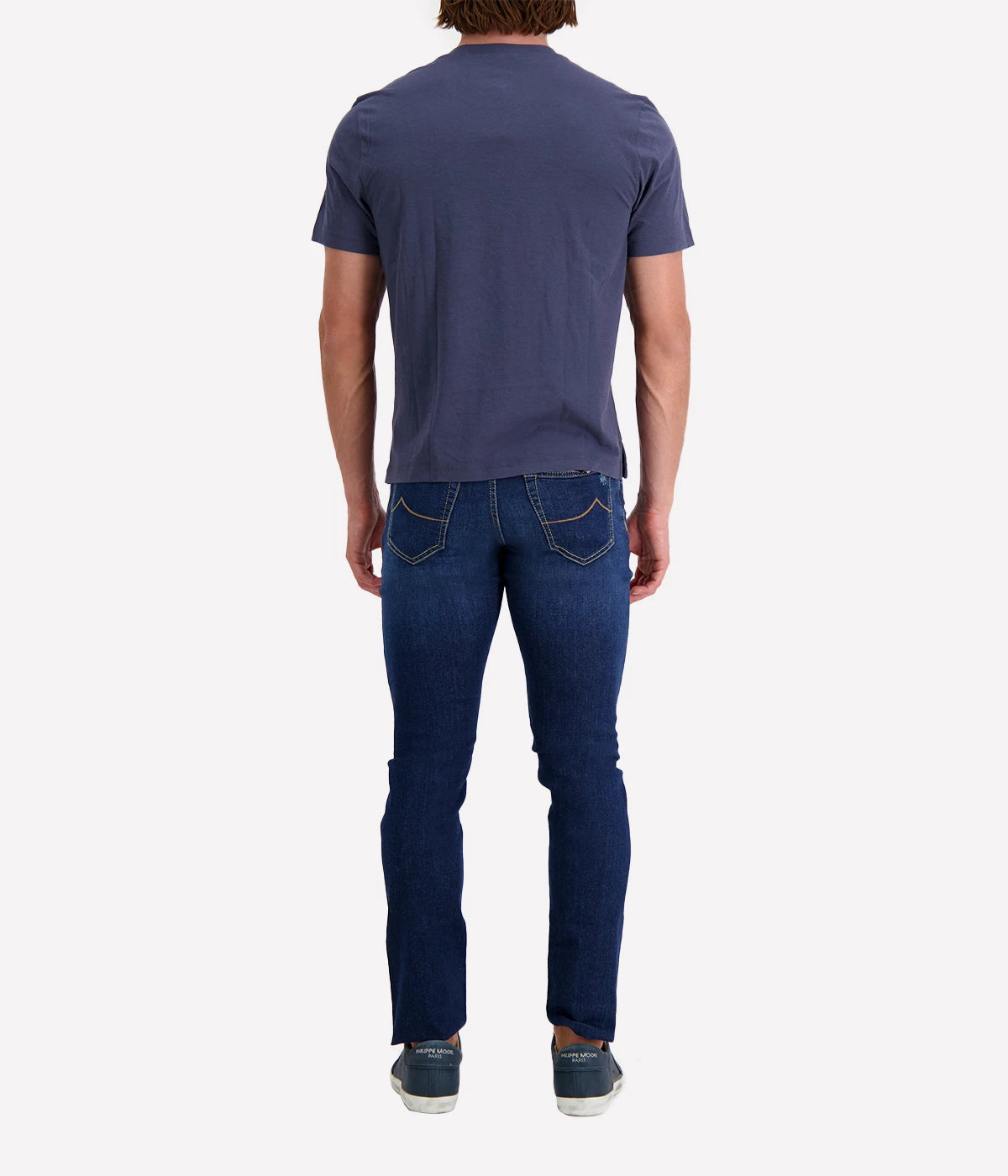 The Clean Finish Jersey Short Sleeve Crew in luxurious jersey fabric, designed for a classic fit. Featuring a binded neck and clean finished hem, this timeless t-shirt is the perfect addition to elevate any wardrobe. Ideal for casual or smart-casual outfits, this versatile piece offers effortless style and durability.