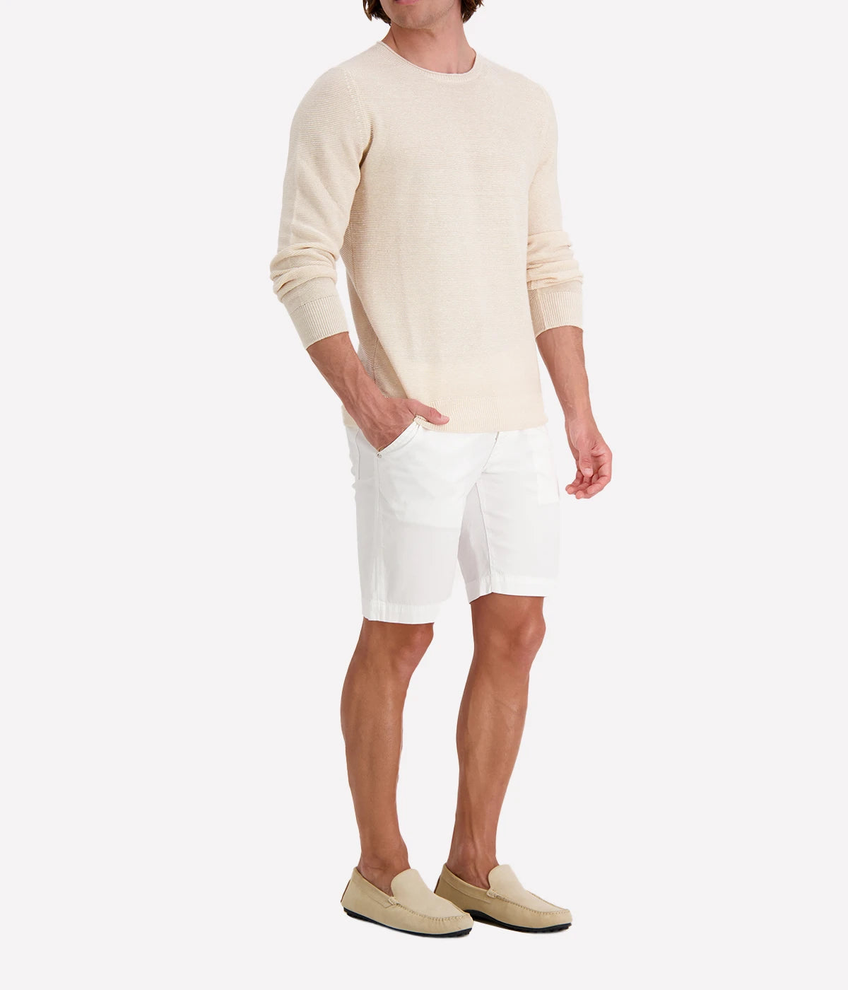 Crew Longsleeve in Cream